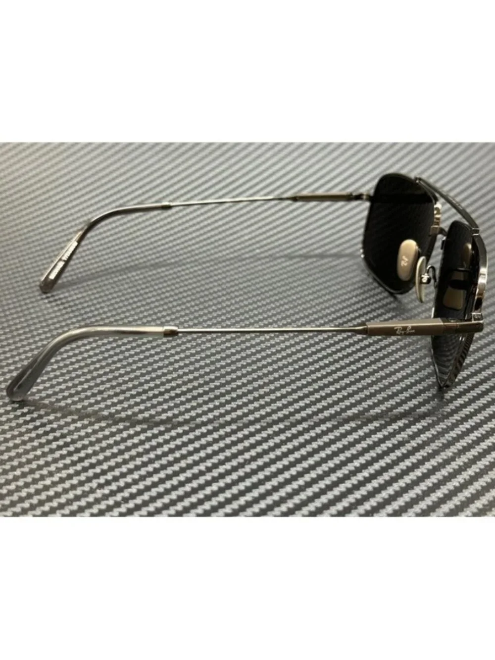 New RAY BAN Men Gunmetal Sunglasses 59-15-145